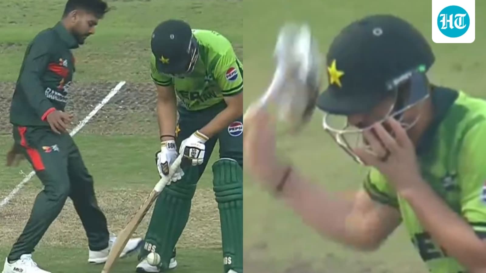 Salman Agha’s Epic Brainfade: Gloves, Helmet, and a Furious Exit!