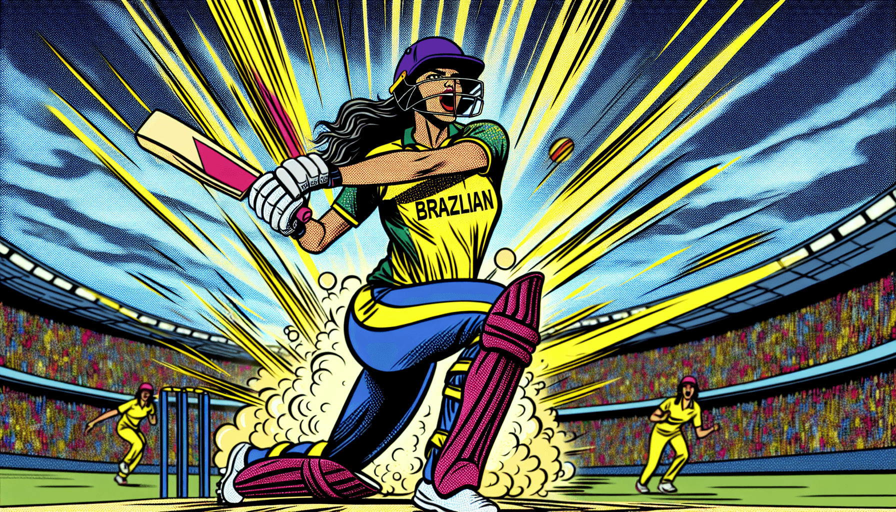 Laura Agatha’s Blitz Powers Brazil Women to 9-Wicket Victory Over Mozambique